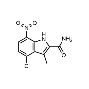 4-Chloro-3-methyl-7-nitro-1H-indole-2-carboxamide|CS-1065508