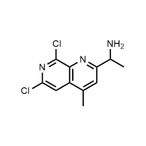 1-(6,8-Dichloro-4-methyl-1,7-naphthyridin-2-yl)ethan-1-amine|CS-1065517