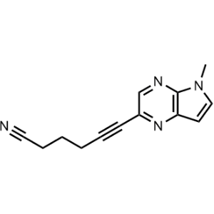 6-(5-Methyl-5H-pyrrolo[2,3-b]pyrazin-2-yl)hex-5-ynenitrile|CS-1065533