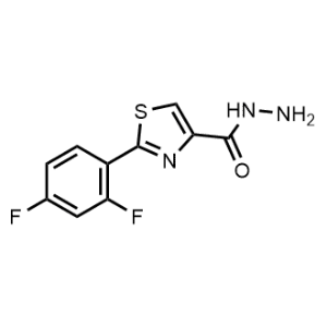 2-(2,4-Difluorophenyl)thiazole-4-carbohydrazide|CS-1065565