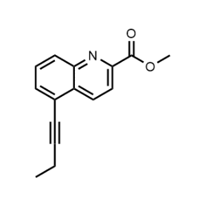 Methyl 5-(but-1-yn-1-yl)quinoline-2-carboxylate|CS-1065574