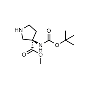 Methyl (R)-3-((tert-butoxycarbonyl)amino)pyrrolidine-3-carboxylate|CS-1065762