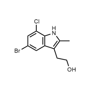 2-(5-Bromo-7-chloro-2-methyl-1H-indol-3-yl)ethan-1-ol|CS-1065785