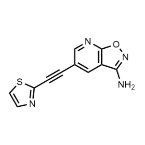 5-(Thiazol-2-ylethynyl)isoxazolo[5,4-b]pyridin-3-amine|CS-1065795