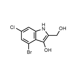 4-Bromo-6-chloro-2-(hydroxymethyl)-1H-indol-3-ol|CS-1065820