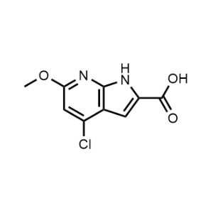 4-Chloro-6-methoxy-1H-pyrrolo[2,3-b]pyridine-2-carboxylic acid|CS-1065962