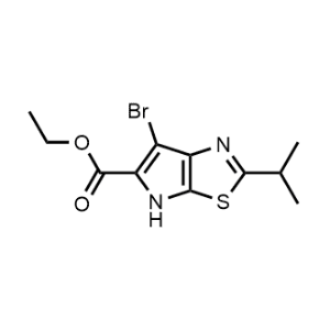 Ethyl 6-bromo-2-isopropyl-4H-pyrrolo[3,2-d]thiazole-5-carboxylate|CS-1065995