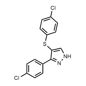 3-(4-Chlorophenyl)-4-((4-chlorophenyl)thio)-1H-pyrazole|CS-1066109