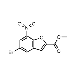 Methyl 5-bromo-7-nitrobenzofuran-2-carboxylate|CS-1066211