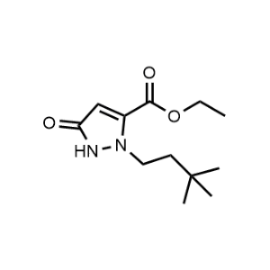 Ethyl 2-(3,3-dimethylbutyl)-5-oxo-2,5-dihydro-1H-pyrazole-3-carboxylate|CS-1066380