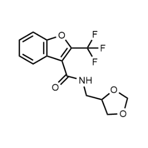 N-((1,3-Dioxolan-4-yl)methyl)-2-(trifluoromethyl)benzofuran-3-carboxamide|CS-1066450