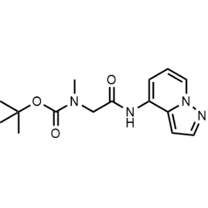 Tert-butyl methyl(2-oxo-2-(pyrazolo[1,5-a]pyridin-4-ylamino)ethyl)carbamate|CS-1066451