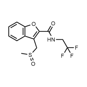 3-((Methylsulfinyl)methyl)-N-(2,2,2-trifluoroethyl)benzofuran-2-carboxamide|CS-1066460