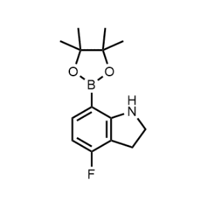 4-Fluoro-7-(4,4,5,5-tetramethyl-1,3,2-dioxaborolan-2-yl)indoline|CS-1066495