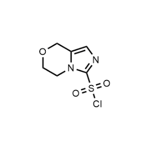 5,6-Dihydro-8H-imidazo[5,1-c][1,4]oxazine-3-sulfonyl chloride|CS-1066499