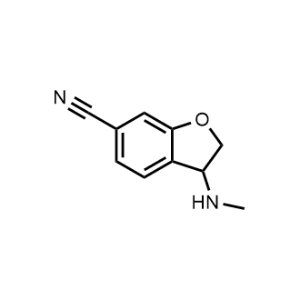 3-(Methylamino)-2,3-dihydrobenzofuran-6-carbonitrile|CS-1066508