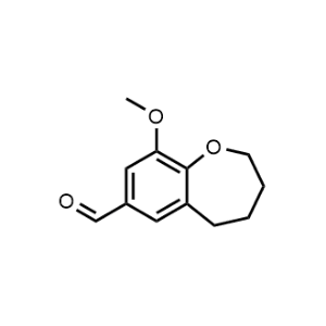 9-Methoxy-2,3,4,5-tetrahydrobenzo[b]oxepine-7-carbaldehyde|CS-1066523