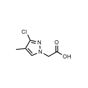 2-(3-Chloro-4-methyl-1H-pyrazol-1-yl)acetic acid|CS-1066657