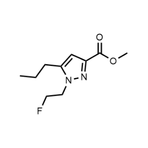 Methyl 1-(2-fluoroethyl)-5-propyl-1H-pyrazole-3-carboxylate|CS-1066839
