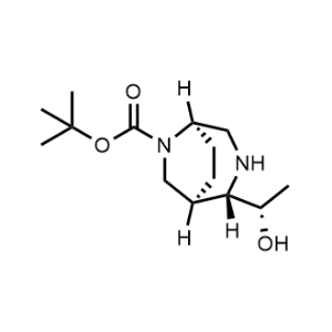 Tert-butyl (1R,2S,5R)-2-((S)-1-hydroxyethyl)-3,6-diazabicyclo[3.2.2]nonane-6-carboxylate|CS-1066991