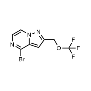 4-Bromo-2-((trifluoromethoxy)methyl)pyrazolo[1,5-a]pyrazine|CS-1067057