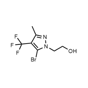 2-(5-Bromo-3-methyl-4-(trifluoromethyl)-1H-pyrazol-1-yl)ethan-1-ol|CS-1067198