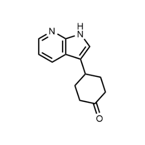 4-(1H-Pyrrolo[2,3-b]pyridin-3-yl)cyclohexan-1-one|CS-1067223