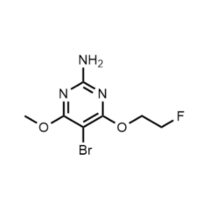 5-Bromo-4-(2-fluoroethoxy)-6-methoxypyrimidin-2-amine|CS-1067238