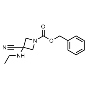 Benzyl 3-cyano-3-(ethylamino)azetidine-1-carboxylate|CS-1067300