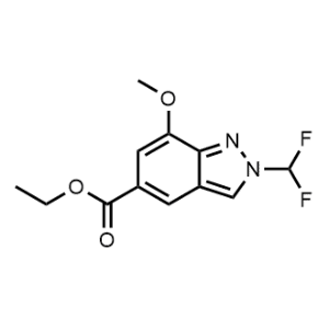 Ethyl 2-(difluoromethyl)-7-methoxy-2H-indazole-5-carboxylate|CS-1067332