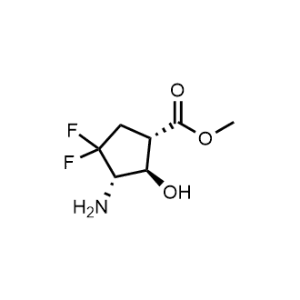 Methyl (1S,2R,3S)-3-amino-4,4-difluoro-2-hydroxycyclopentane-1-carboxylate|CS-1067358