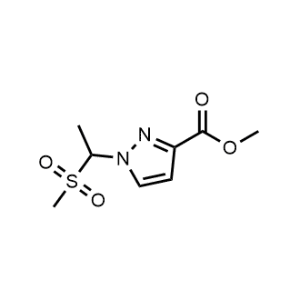 Methyl 1-(1-(methylsulfonyl)ethyl)-1H-pyrazole-3-carboxylate|CS-1067365