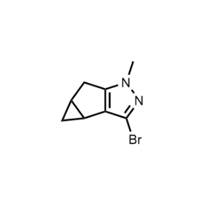 3-Bromo-1-methyl-3b,4,4a,5-tetrahydro-1H-cyclopropa[3,4]cyclopenta[1,2-c]pyrazole|CS-1067386