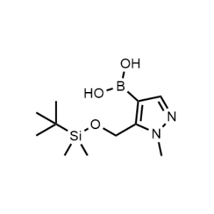 (5-(((Tert-butyldimethylsilyl)oxy)methyl)-1-methyl-1H-pyrazol-4-yl)boronic acid|CS-1067393