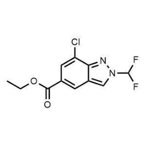 Ethyl 7-chloro-2-(difluoromethyl)-2H-indazole-5-carboxylate|CS-1067481
