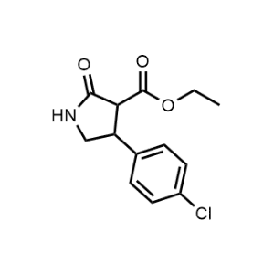 Ethyl 4-(4-chlorophenyl)-2-oxopyrrolidine-3-carboxylate|CS-1067484