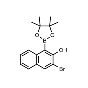 3-Bromo-1-(4,4,5,5-tetramethyl-1,3,2-dioxaborolan-2-yl)naphthalen-2-ol|CS-1067500