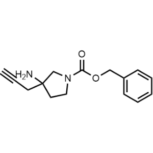 Benzyl 3-amino-3-(prop-2-yn-1-yl)pyrrolidine-1-carboxylate|CS-1067601