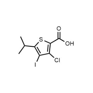 3-Chloro-4-iodo-5-isopropylthiophene-2-carboxylic acid|CS-1067647