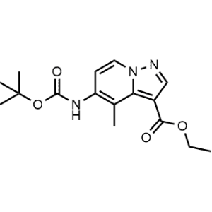 Ethyl 5-((tert-butoxycarbonyl)amino)-4-methylpyrazolo[1,5-a]pyridine-3-carboxylate|CS-1067700