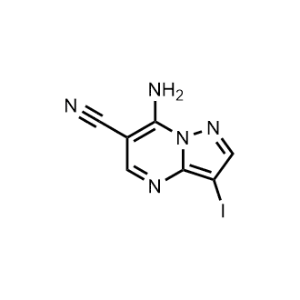7-Amino-3-iodopyrazolo[1,5-a]pyrimidine-6-carbonitrile|CS-1067757