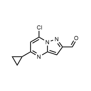 7-Chloro-5-cyclopropylpyrazolo[1,5-a]pyrimidine-2-carbaldehyde|CS-1067866