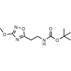 Tert-butyl (2-(3-methoxy-1,2,4-oxadiazol-5-yl)ethyl)carbamate|CS-1067882