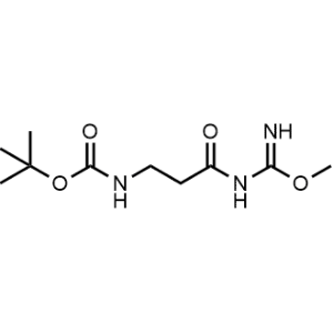 Tert-butyl (3-((imino(methoxy)methyl)amino)-3-oxopropyl)carbamate|CS-1067883