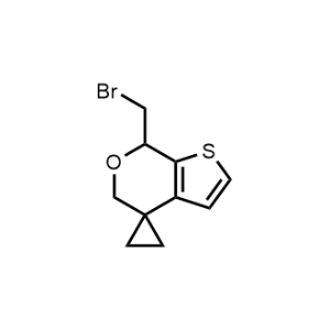 7'-(Bromomethyl)-5'H,7'H-spiro[cyclopropane-1,4'-thieno[2,3-c]pyran]|CS-1067962