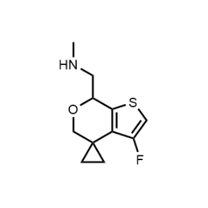 1-(3'-Fluoro-5'H,7'H-spiro[cyclopropane-1,4'-thieno[2,3-c]pyran]-7'-yl)-N-methylmethanamine|CS-1068022