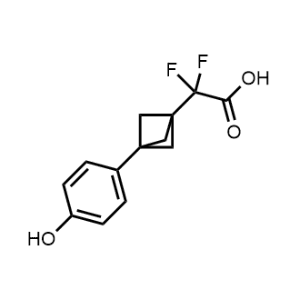 2,2-Difluoro-2-(3-(4-hydroxyphenyl)bicyclo[1.1.1]pentan-1-yl)acetic acid|CS-1068050