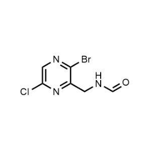 N-((3-Bromo-6-chloropyrazin-2-yl)methyl)formamide|CS-1068143