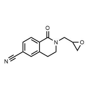 2-(Oxiran-2-ylmethyl)-1-oxo-1,2,3,4-tetrahydroisoquinoline-6-carbonitrile|CS-1068147