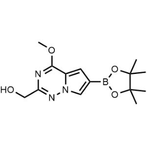 (4-Methoxy-6-(4,4,5,5-tetramethyl-1,3,2-dioxaborolan-2-yl)pyrrolo[2,1-f][1,2,4]triazin-2-yl)methanol|CS-1068163